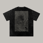 CRUXXED Fingerprint Tee Back - Chalk White